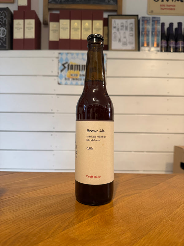 Brown Ale - 50cl, 5,8%, Brown Ale - Svendborgsund Bryghus