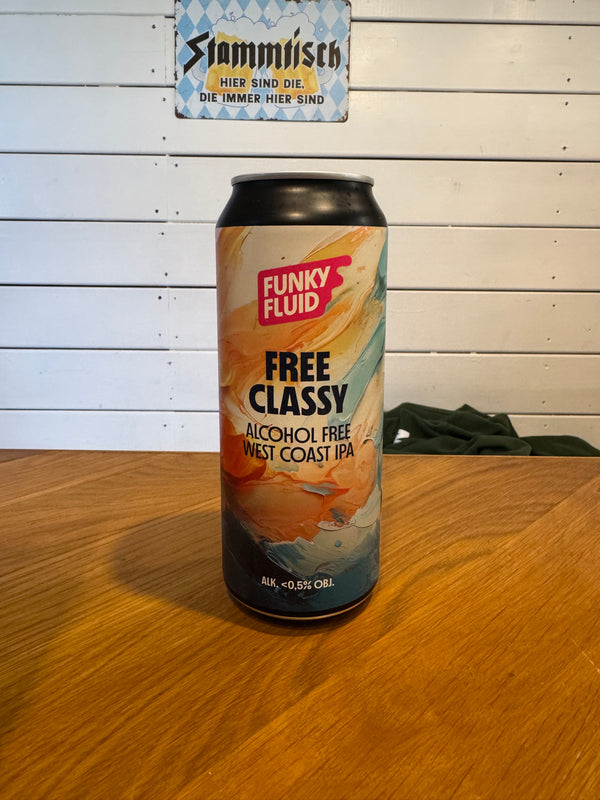 Free Classy - 50cl, 0,5%, Alkoholfri IPA - Funky Fluid