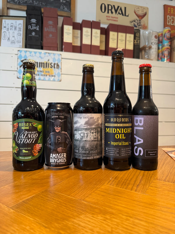 Dansk Stoutpakke m/ 5 øl