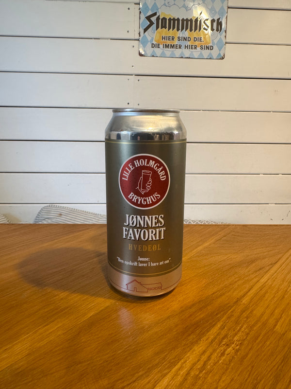 Jønnes Favorit - 44cl, 5,5%, Hvedeøl - Lille Holmgård Bryghus