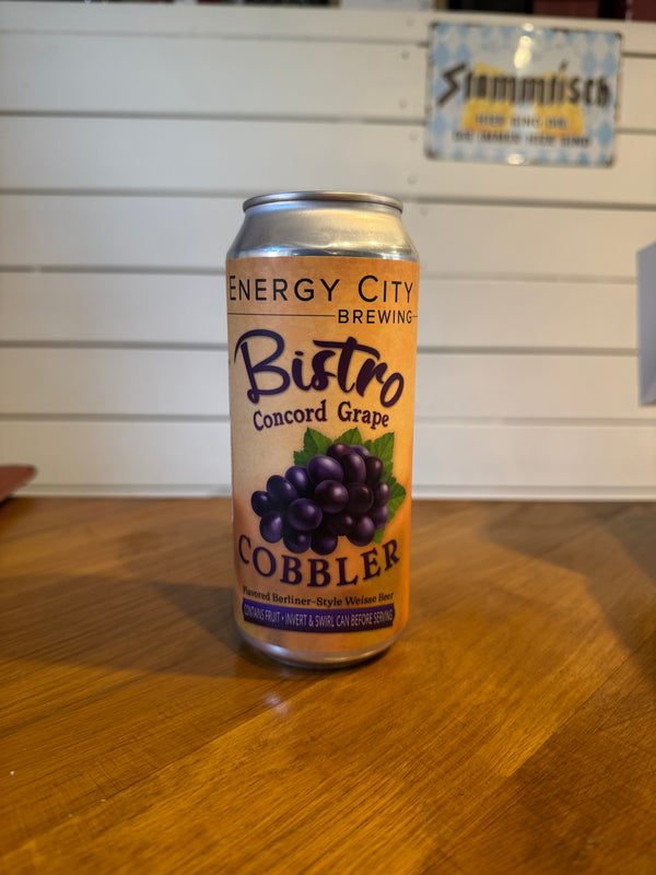 Bistro Concord Grape Cobbler - 47,3cl, 6,5%, Berliner Weisse - Energy City Brewing