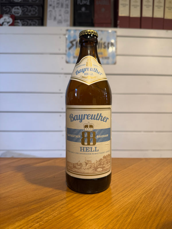 Bayreuther Hell - 50cl, 4,9%, Helles Lager - Bayreuther Brauhaus