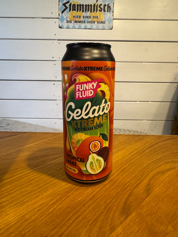 Gelato Xtreme: Tropical Shake - 50cl, 8%, Ice Creme Sour - Funky Fluid