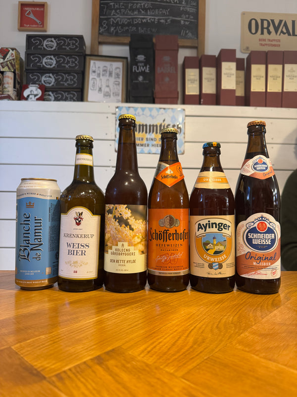 Hvedeøl-smagekasse m/ 6 øl