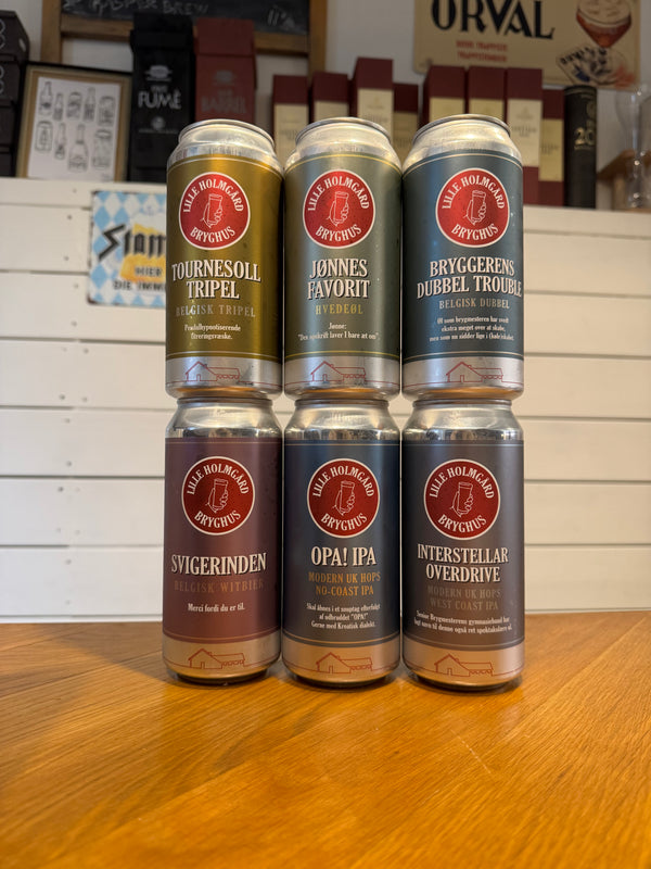 Lille Holmgård Smagekasse med 6 øl