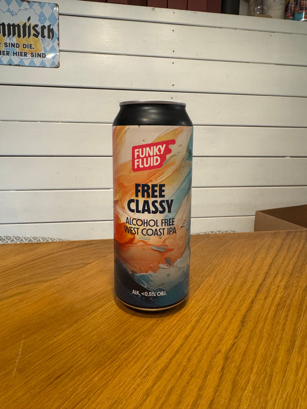 Free Classy - 50cl, 0,5%, Alkoholfri IPA - Funky Fluid