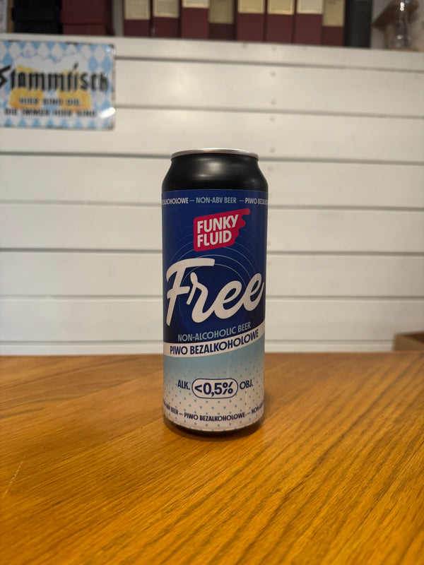 Free: Piwo Bezalkohowe - 50cl, 0,5%, Alkoholfri Pale Ale - Funky Fluid