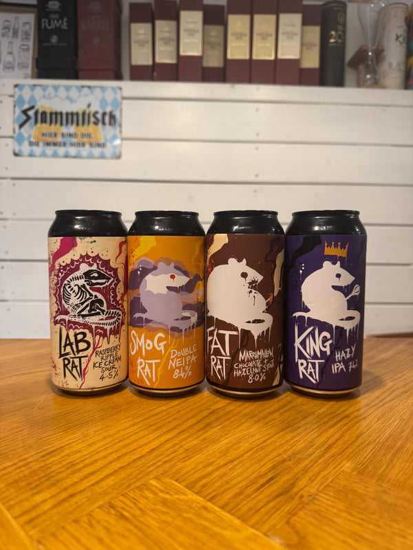 Rat smagesæt m. 4 øl fra Osset Brewery