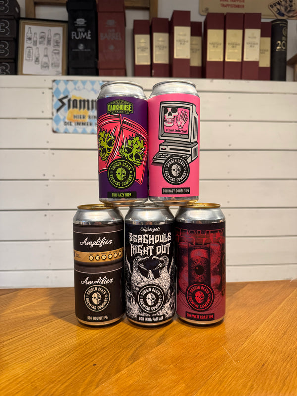 Sudden Death Ølkasse m/5 forskellige øl