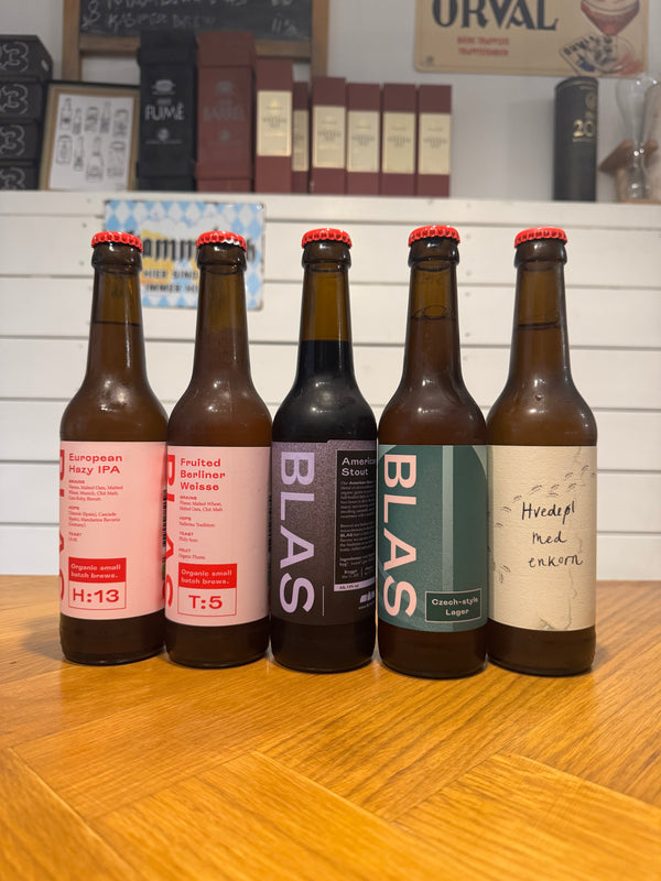 BLAS Smagesæt m/5 øl