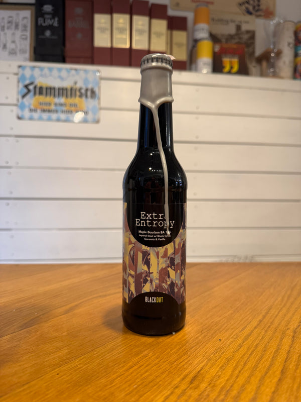 Extra Entropy - 33cl, 11%, Barrel Aged Imperial Stout - Blackout Brewing