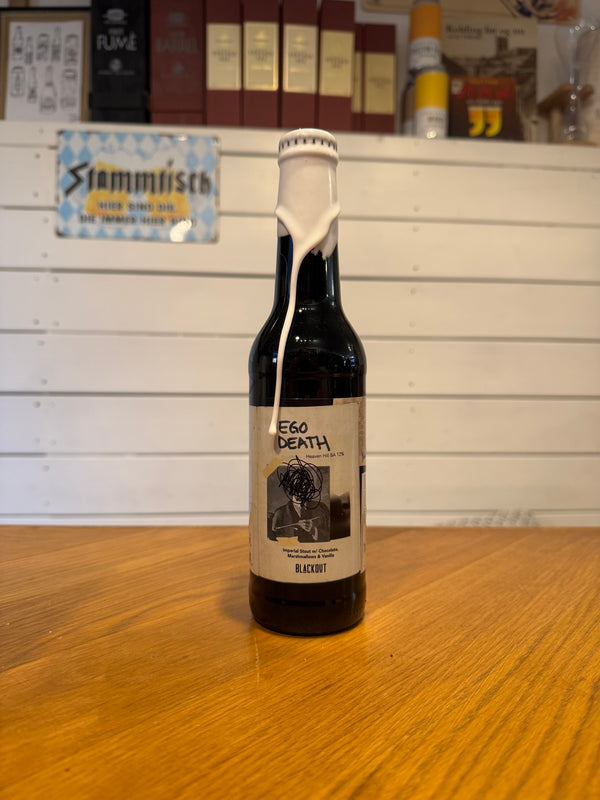 Ego Death: Heaven Hill BA - 33cl, 12%, Barrel Aged Imperial Stout - Blackout Brewing
