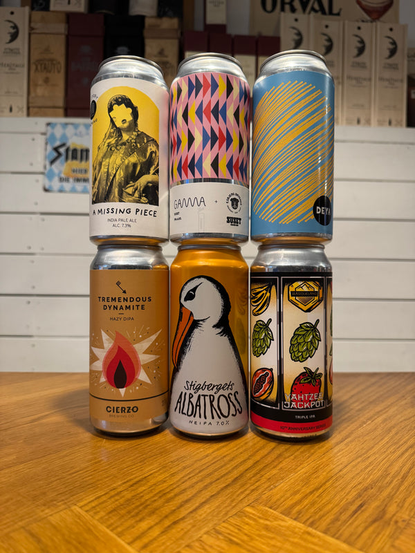 IPA smagekasse med 6 spændende India Pale Ale's