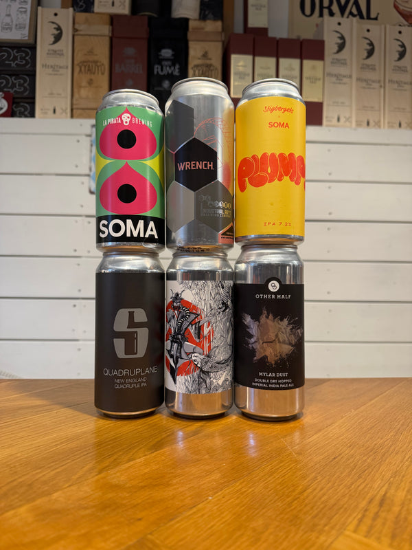 Premium IPA-smagekassen (4+ rating på Untappd) - 6 øl