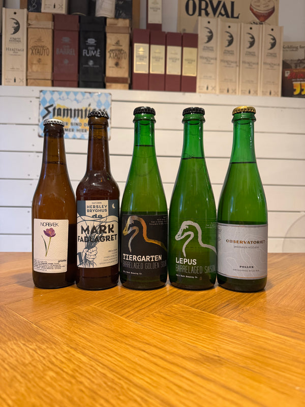 Dansk Vildtgæret-smagekasse m/ 5 øl