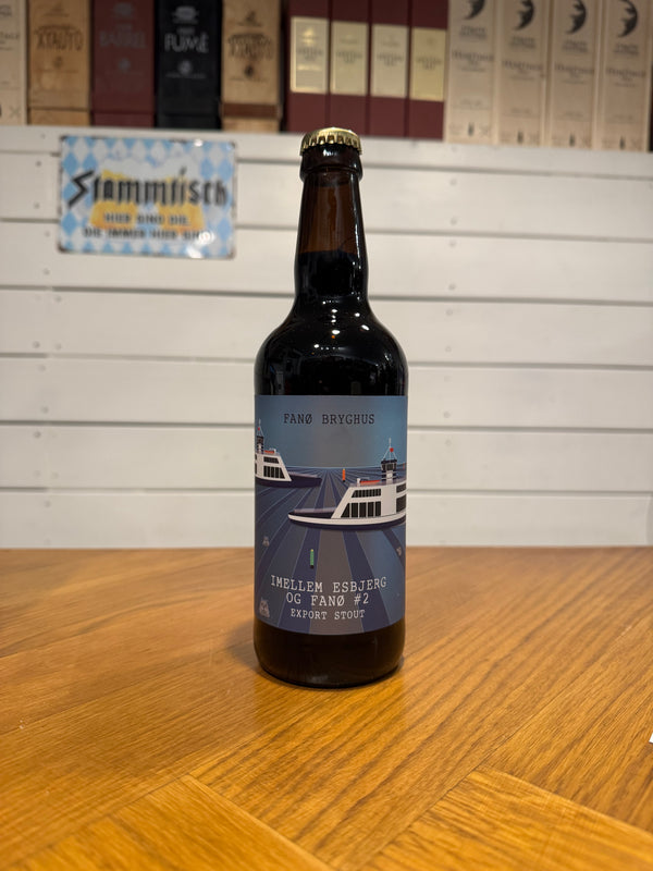 Imellem Esbjerg og Fanø #2 - 50cl, 7,3%, Export Stout - Fanø Bryghus