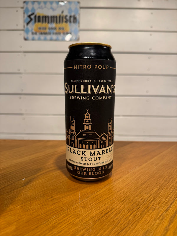 Black Marble Stout - 50cl, 5,1%, Nitro Stout - Sullivan's Brewing Company