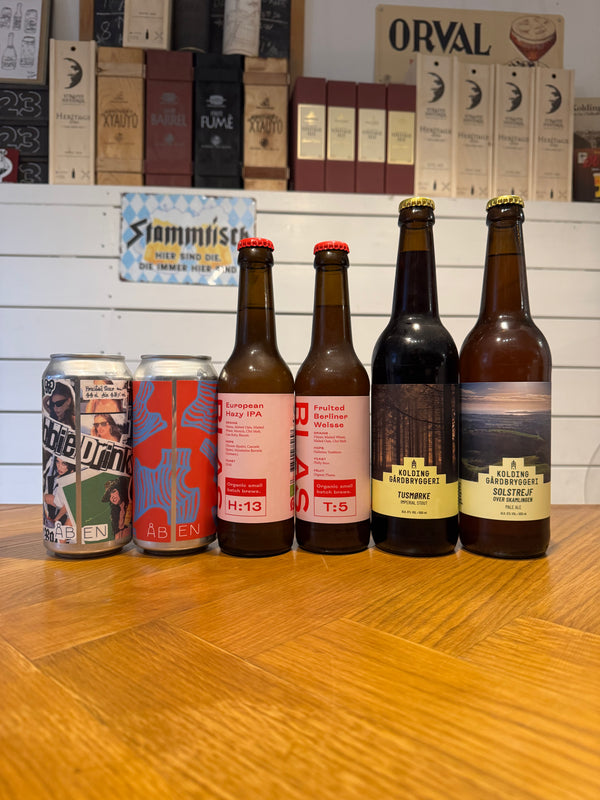 Lokal ølsmagekasse fra Kolding og omegn