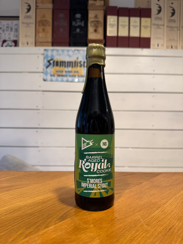 Barrel Aged Royal Cookie: S'mores Imperial Stout - 33cl, 13%, Pastry Stout - Funky Fluid