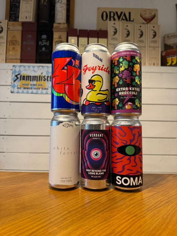 Premium IPA-smagekassen (4+ rating på Untappd) - 6 øl