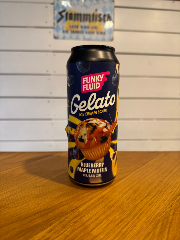 Gelato: Blueberry Maple Muffin - 50cl, 5,5%, Sour - Funky Fluid