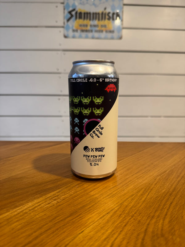 Pew Pew Pew - 44cl, 5%, New Zealand Session IPA - Full Circle Brew Co.