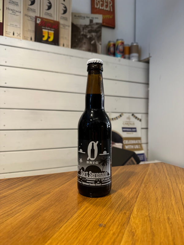 Sort Serenade - 33cl, 7,5%, Espresso Vanilla Stout - Thurø Bryg