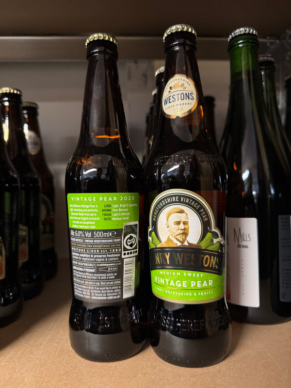 Vintage Pear - 50cl, 6%, Cider - Henry Westons - kort dato