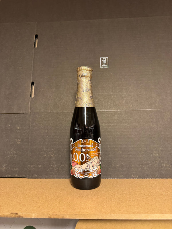 Pecheresse 0,0% - 25cl, 0,0%, Alkoholfri Frugtøl - Lindemans