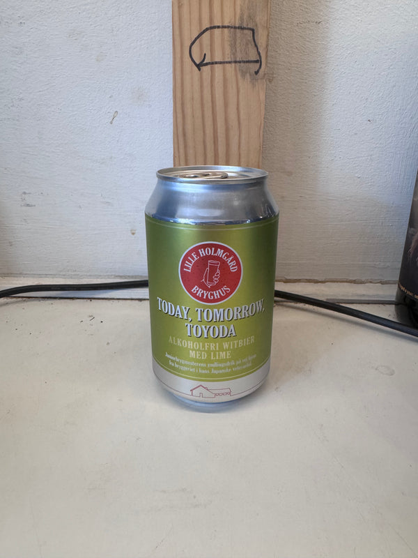 Today, Tomorrow, Toyoda - 33cl, 0,5%, Alkoholfri Witbier - Lille Holmgård Bryghus