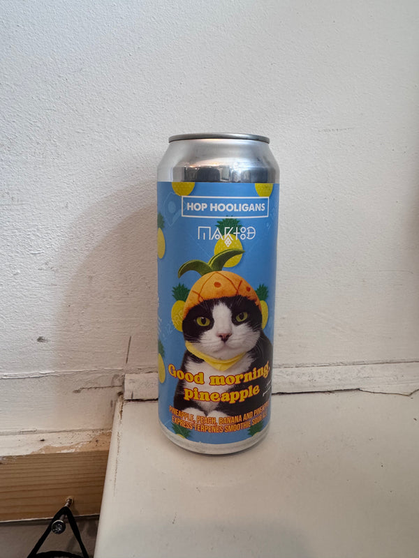 Good Morning Pineapple (Maktoob collab) - 50cl, 6%, Smoothie Sour - Hop Hooligans