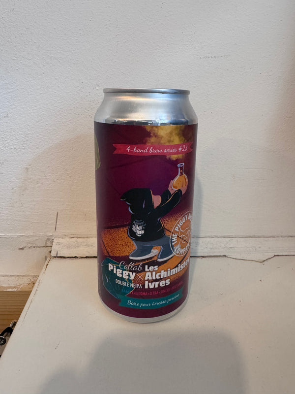 Collab Piggy X Alchimistes (Brasserie Alchemistes Ivres) - 44cl, 8%, DIPA - Piggy Brewing