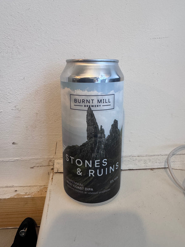 Stones & Ruins - 44cl, 8%, West Coast DIPA - Burnt Mill Brewery