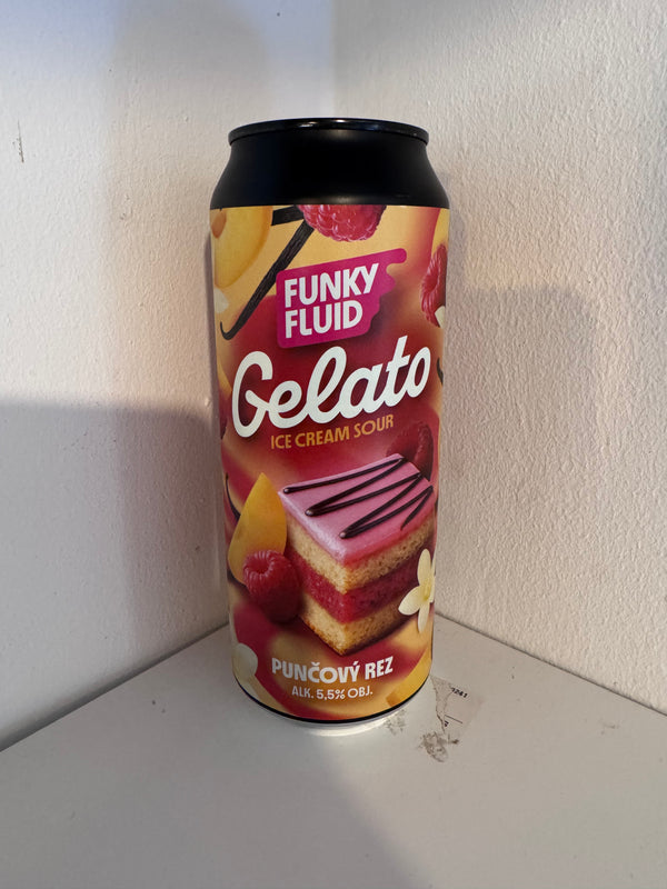Gelato: Punčový Rez - 50cl, 5,5%, Ice Cream Sour - Funky Fluid