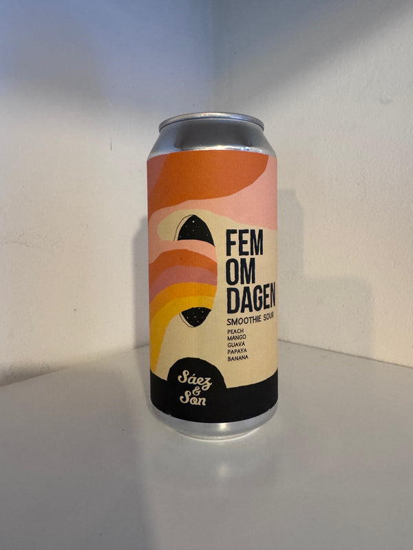 Fem Om Dagen - 44cl, 6,5%, Smoothie Sour - Sáex & Son
