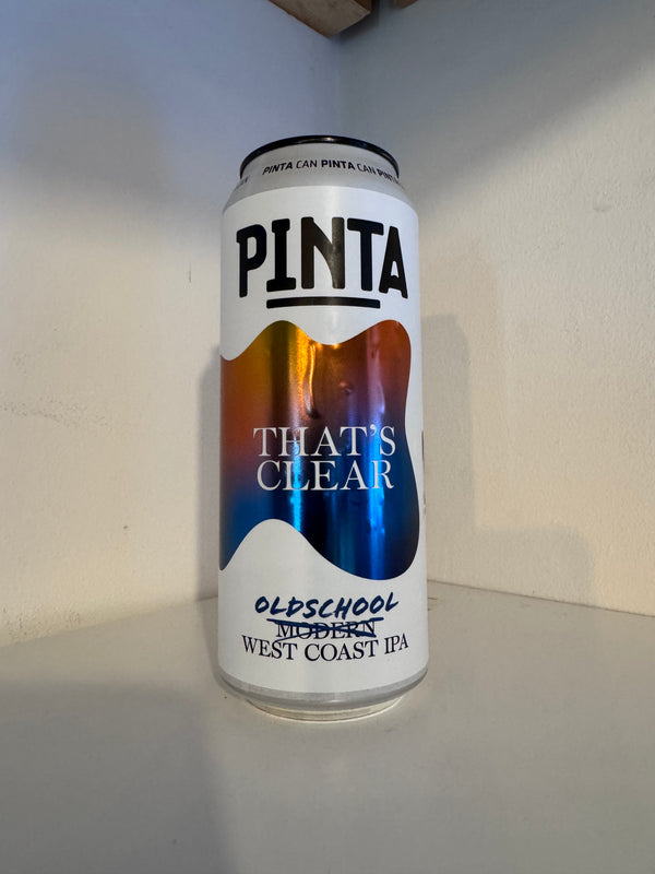 That's Clear - 50cl, 6,5%, West Coast IPA - PINTA