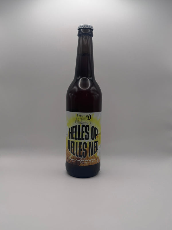 Helles Op Helles Ned (Øllebrødre collab) - 50cl, 5%, Helles - Thurø Bryghus