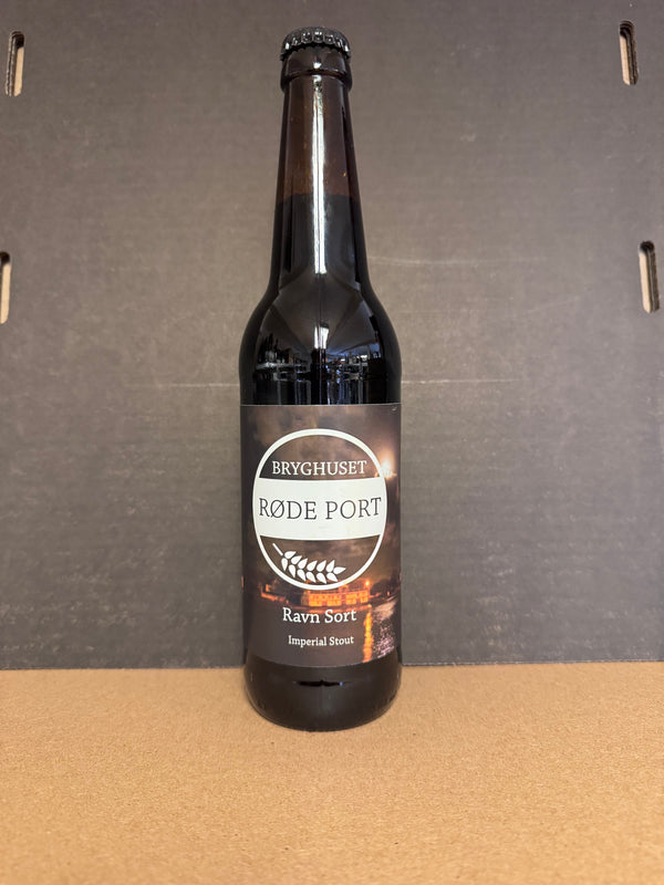 Ravn Sort - 50cl, 7,3%, Stout - Røde Port
