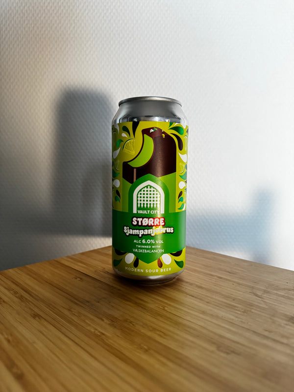 Større Sjampanjebrus (Væskebalancen collab) - 44cl, 6%, Sour - Vault City