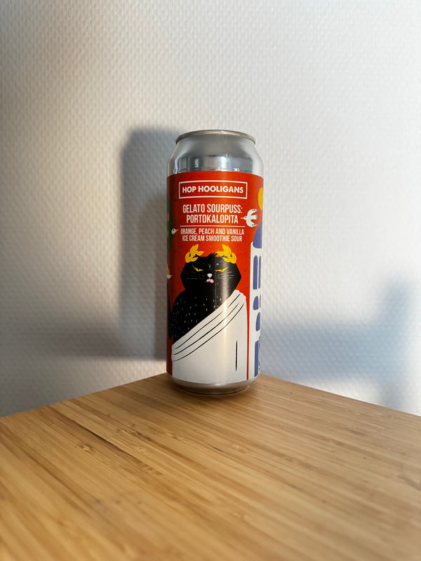 Gelato Sourpuss: Portokalopita - 50cl, 6%, Smoothie Sour - Hop Hooligans