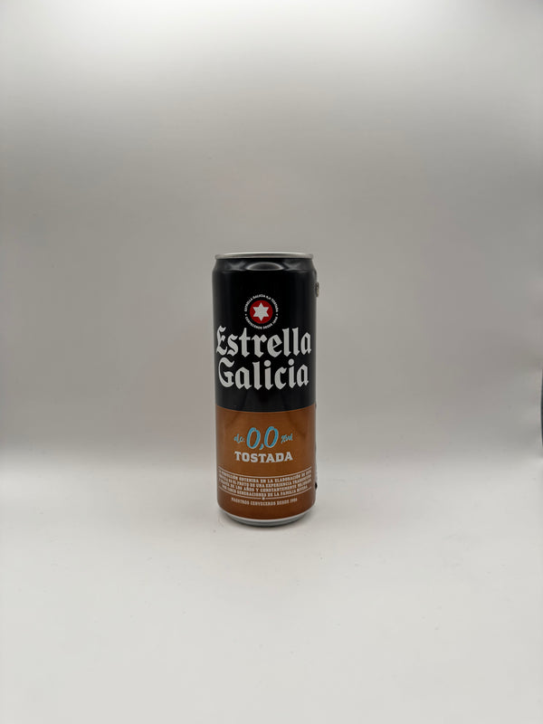 Tostada 0,0 - 33cl, 0,0%, Alkoholfri Mørk Lager - Estrella Galacia