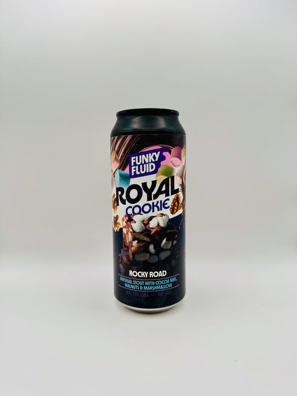 Royal Cookie: Rocky Road - 50cl, 12%, Imperial Pastry Stout - Funky Fluid