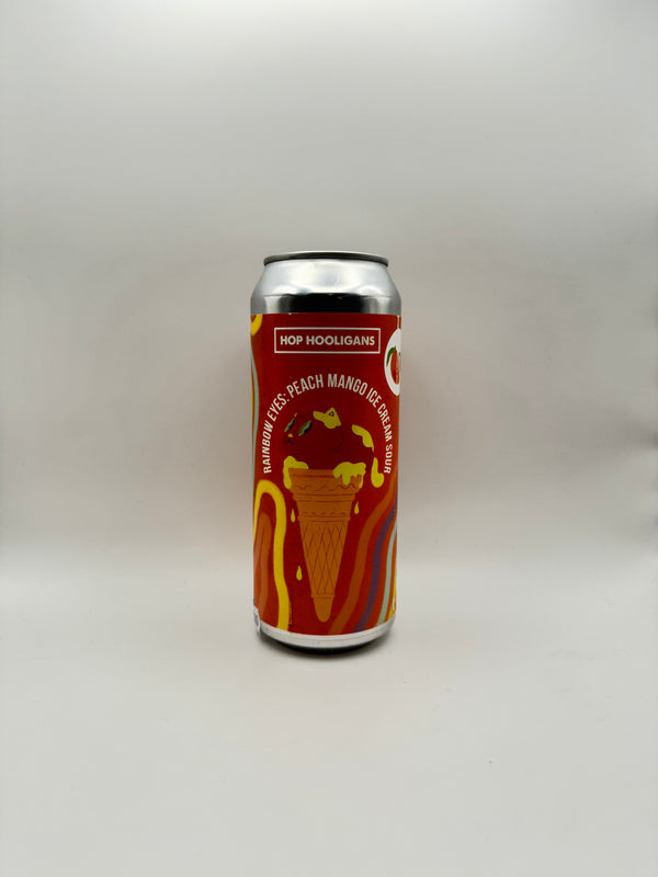Rainbow Eyes: Peach Mango - 50cl, 6%, Smoothie Sour - Hop Hooligans