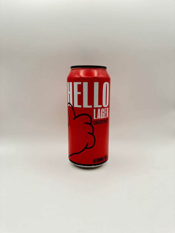 Hello Lager Grapefuit - 44cl, 0,5%, Alkoholfri Lager - Hello Lager