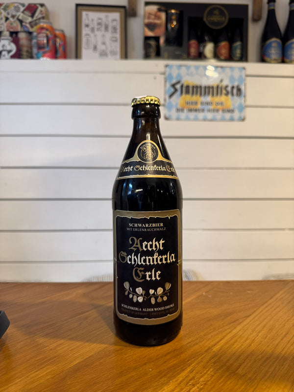 Aecht Schlenkerla Erle – Schwarzbier - 50cl, 4,2%, Røgøl - Schenkerla