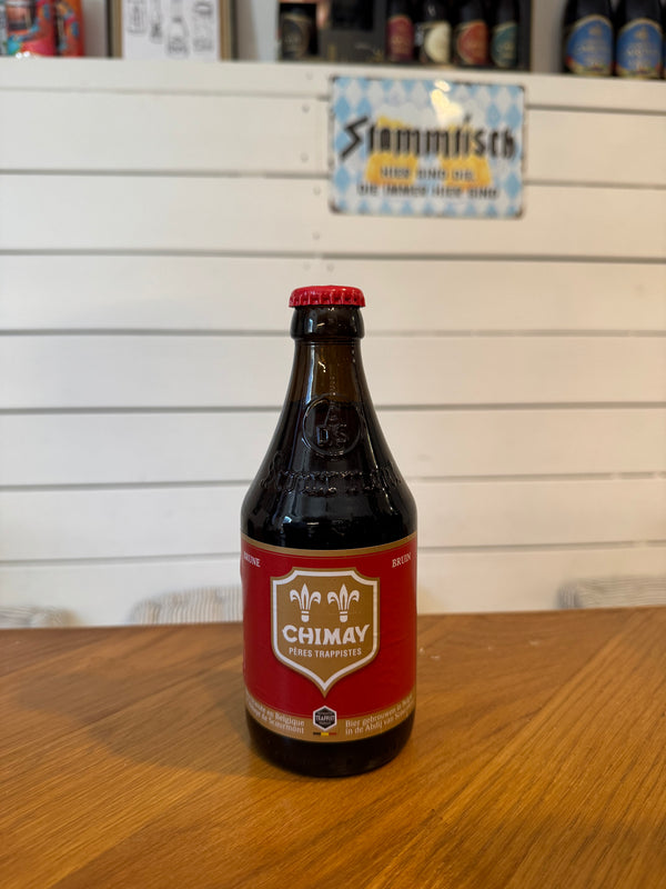 Chimay Première (Red) - 33cl, 7%, Belgisk Dubbel - Bières de Chimay