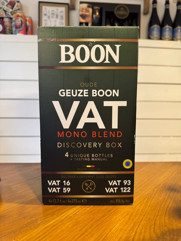 Oude Geuze Boon VAT kasse m. 4 øl