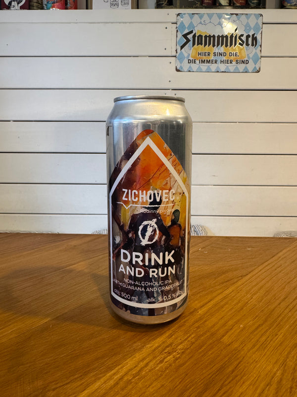 Drink and Run Ø - 50cl, 0,5%, Alkoholfri IPA - Zichovec