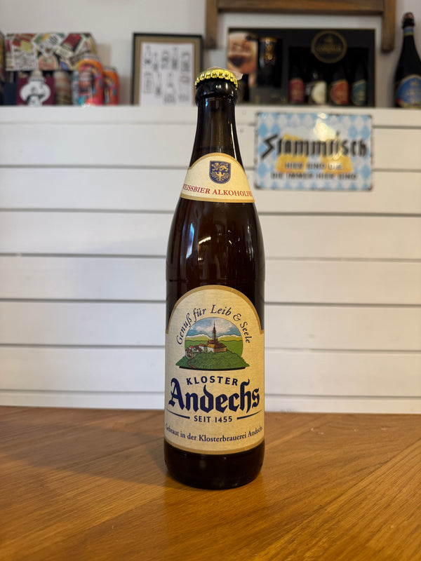 Andechser Weissbier Alkoholfrei - 50cl, 0,5%, Alkoholfri Weissbier - Klosterbrauerei Andechs