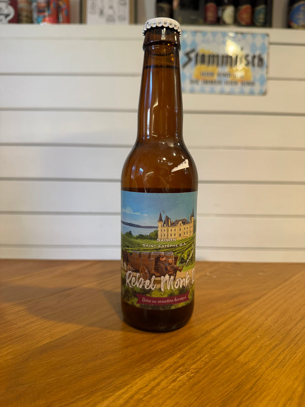 Rebel Monk II - 33cl, 5,8%, Barrel Aged Saison - The Piggy Brewing